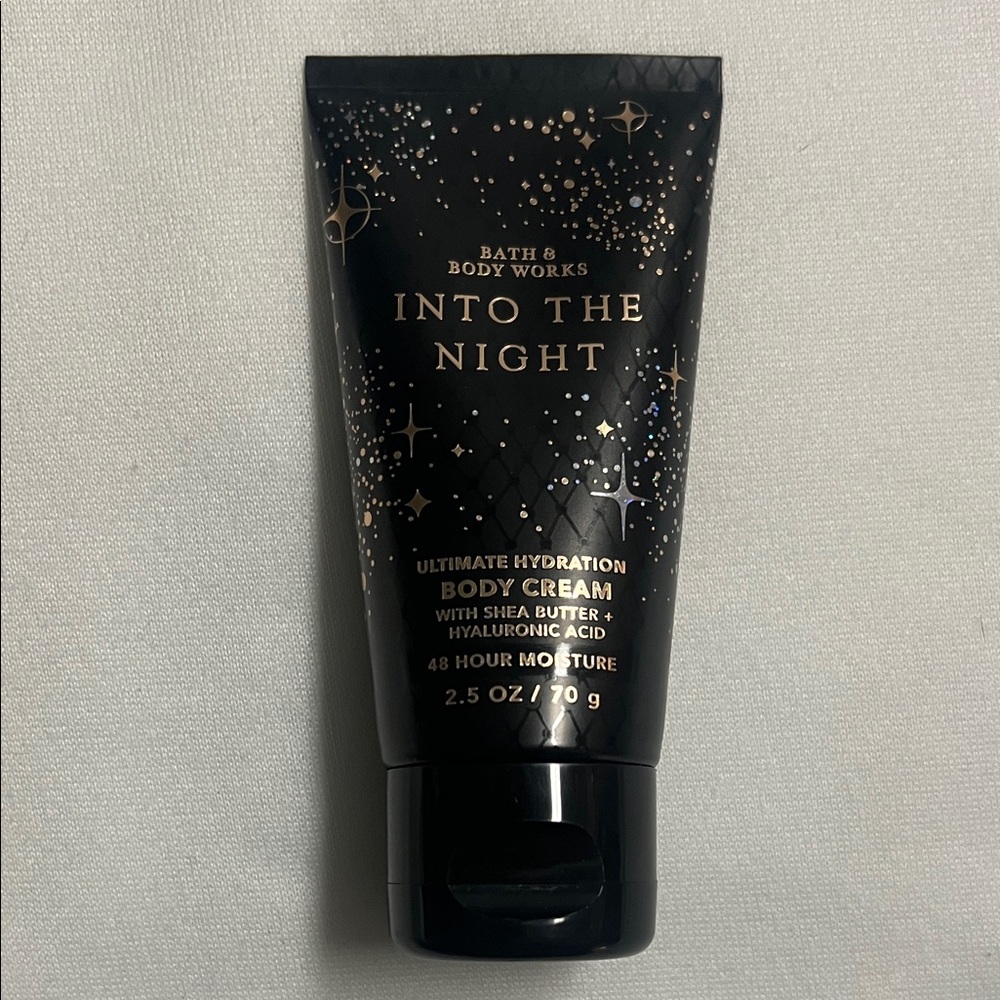 5/$25 Bath & Body Works Into the Night Body Cream - Black and Gold